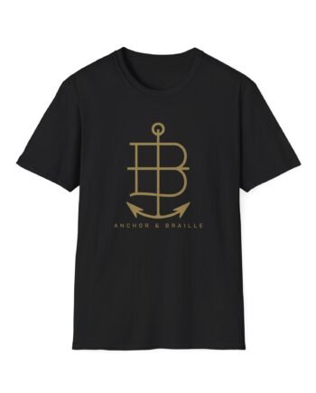 Anchor and Braille Unisex Softstyle T-Shirt