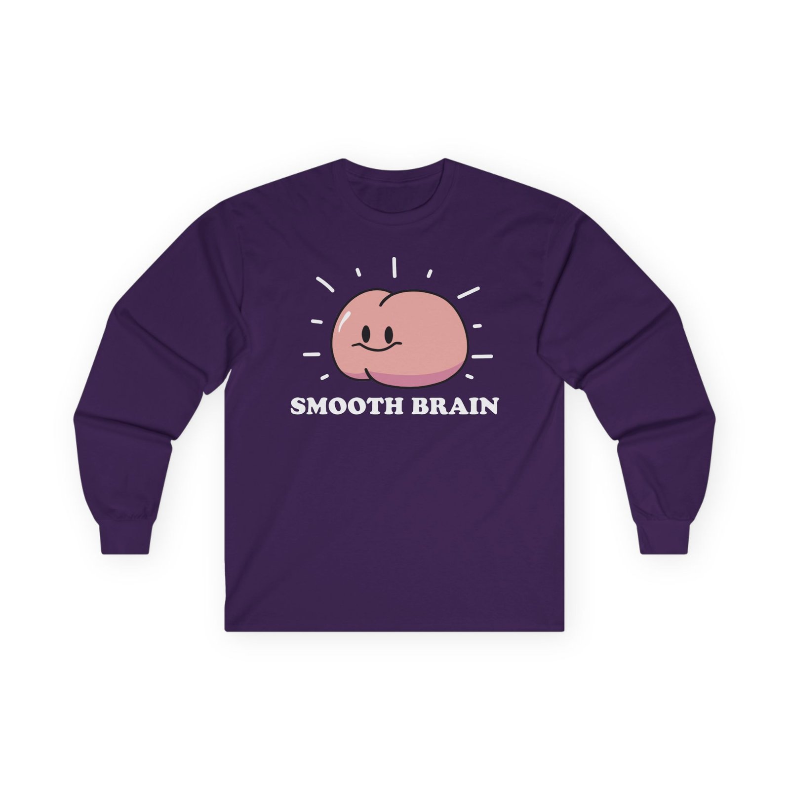 Haminations Smooth Brain Unisex Ultra Cotton Long Sleeve Tee