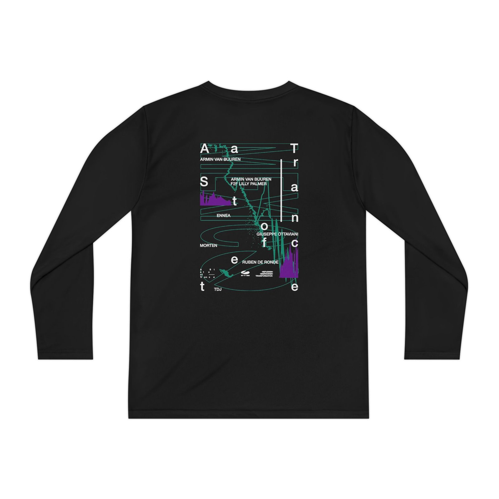 Youth A State of Trance Mexico Line-up Long Sleeve Competitor Tee